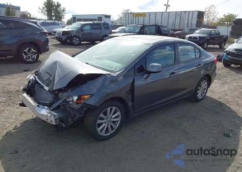 2012 Honda Civic Ex from USA, damaged, VIN 2HGFB2F8XCH500388